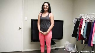 POV Teen just taken Handjob Lessons and wants to try them