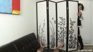 Skillful Jerker Stroking a Cock