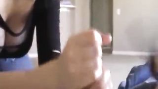 Sexy Brunette Handjob