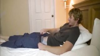 Angry MILF Jerks off a Young Dude