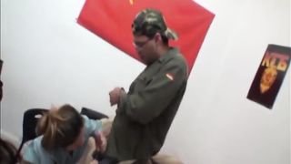 Asian Interrogation Handjob