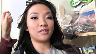 Amateur Asian College Girl Katreena Lee makes XXX Videos to Avoid Student Loans