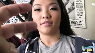 Amateur Asian College Girl Katreena Lee makes XXX Videos to Avoid Student Loans
