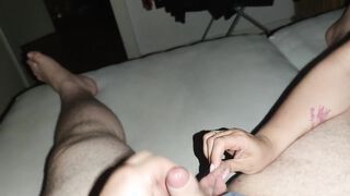 Helping Hand Long Nails Handjob Vacation Handjob *thick Cumblast*