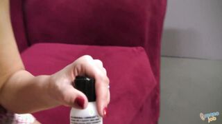 Tori Lux finishes the job for a massive blast of sperm to her pretty face!