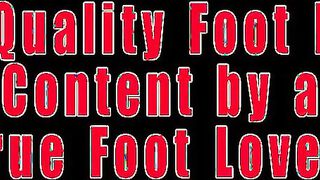 Red Lips and Pink Toes! Kitty Quinn Is The Footjob Queen!