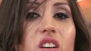 Brunette Lady Loves the Handjob And Cumshot Combination