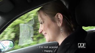 POV blowjob & titty fuck in the outdoors show Suzie's boobs covered in cum