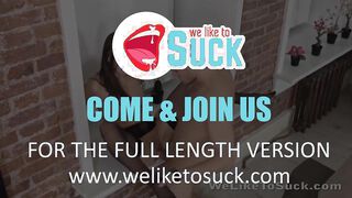 Seductive Sally Brown Sucks A Thick Shaft