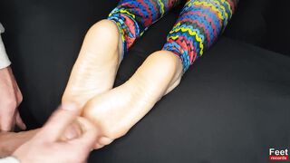 Cum on Soles | Footmodel BlaqCat | Feetrecords