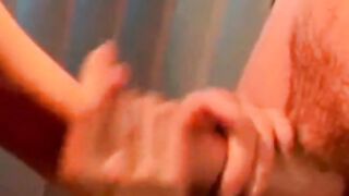 Interracial Asian Double Handob 2 Cocks Make A Cumshot