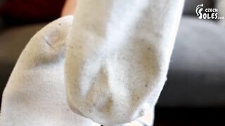 Wanna buy my smelly socks on CzechSoles? (worn socks, POV socks, smelly socks, foot smelling, feet)