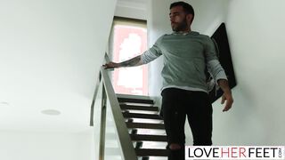 Caught Self Toe Sucking