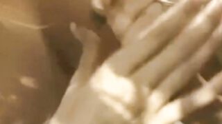 Pretty Girlfriend Gives Her Man A Handjob relaxing moments