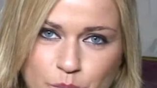 Perfect Blonde Superstar Handjob seizing the moments