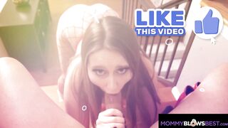 MommyBlowsBest - Hot Redhead Milf Sucks The Repairman's Dick