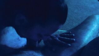 Friends mom sneaks into living room at night so good